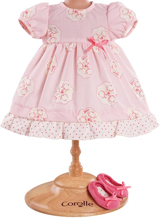 Corolle Dockkläder 42 Pink Dress & Shoes