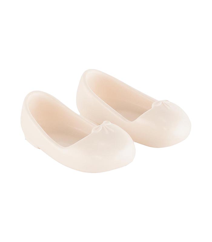 Corolle Dockskor Ballet Flat Shoes Ivory