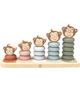 Speedy Monkey Stapelleksak Apfamilj