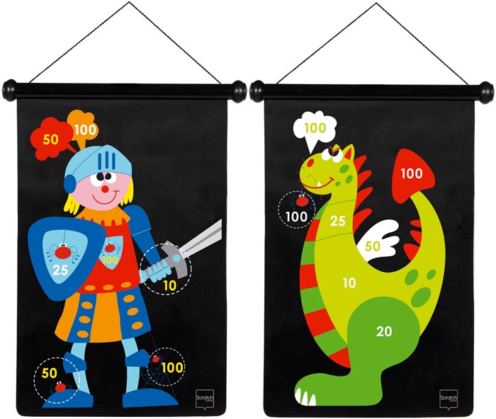 Scratch Spel Pilkastning magnetisk Drake