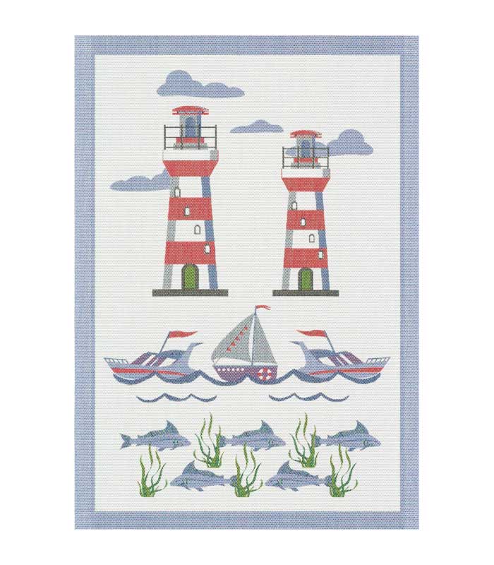 Ekelund Handduk 35 x 50 cm Kustliv*