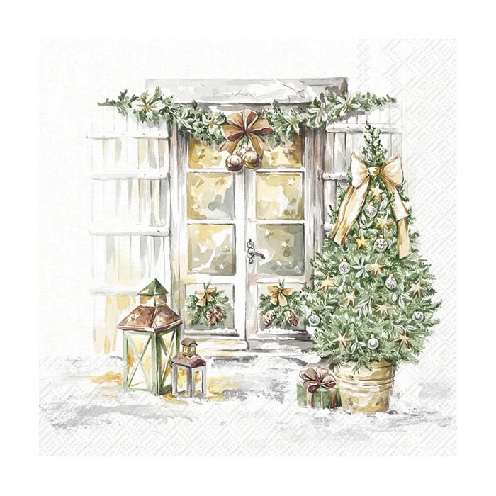 ihr Kaffeservett Jul Simple Season Welcome