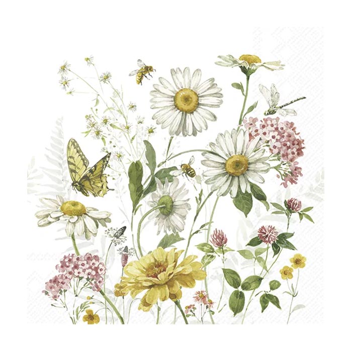 ihr Kaffeservetter Wildflower Butterfly