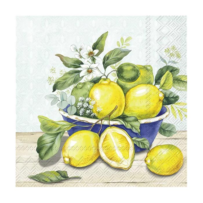 ihr Servetter Lemon In Bowl