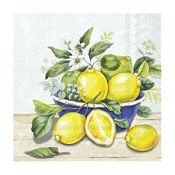 ihr Servetter Lemon In Bowl