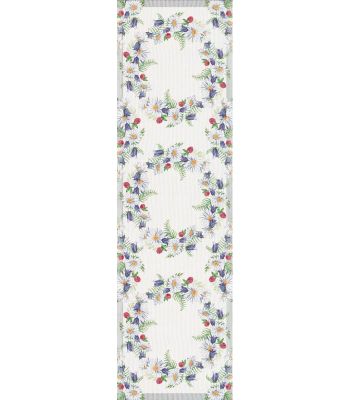 Ekelund Löpare 35 x 120 cm Blomkrans