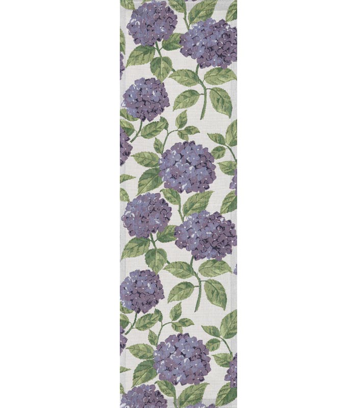 Ekelund Löpare 35 x 120 cm Blå Hortensia*