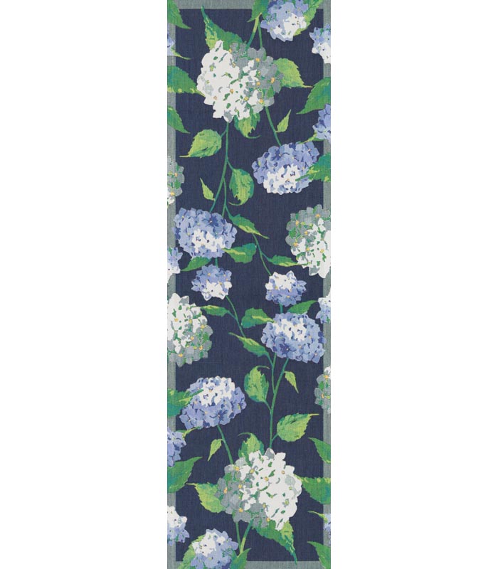 Ekelund Löpare 35 x 120 cm Vit Hortensia*