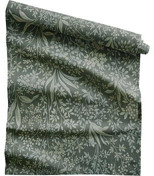 Boråstapeter Bordslöpare 40 x 140 cm Nocturne Mörkgrön