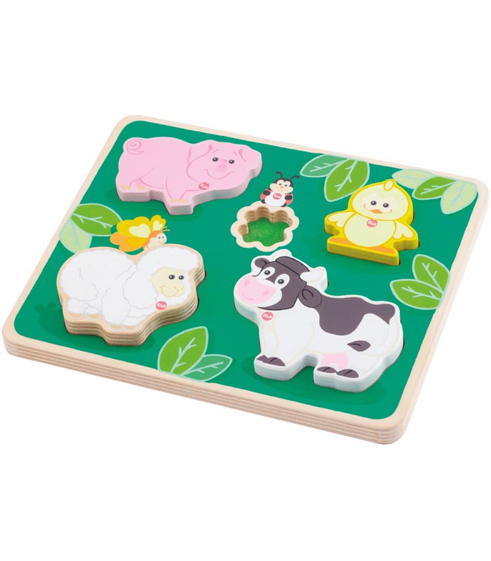 Sevi Träpussel Taktil Bondgård