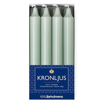 Kronljus Stabkerze 8er-Pack Salbei I Ø 23 x H200 mm – 100 % Stearin