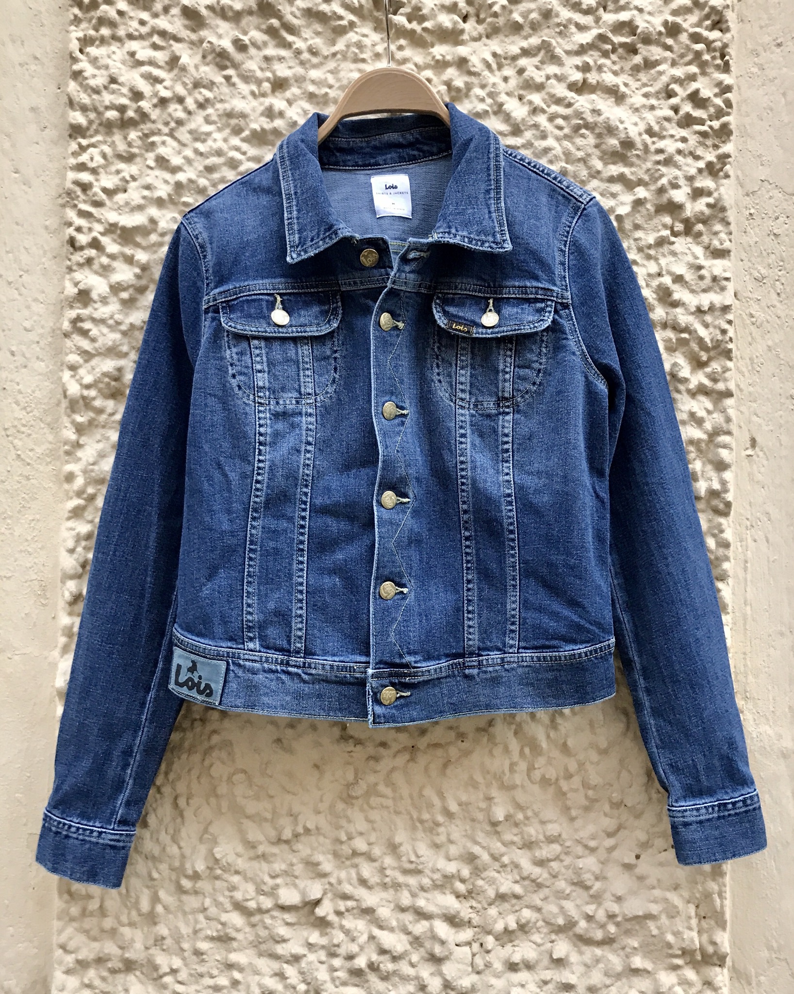 stone denim jacket womens
