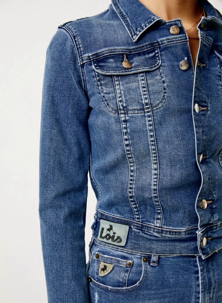 stone denim jacket womens