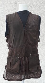 Slimline Skytteväst höger - Mörkbrun
