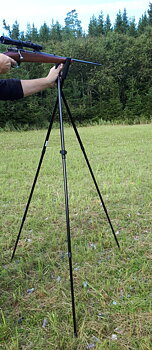 Tripod skjutstöd för gevär