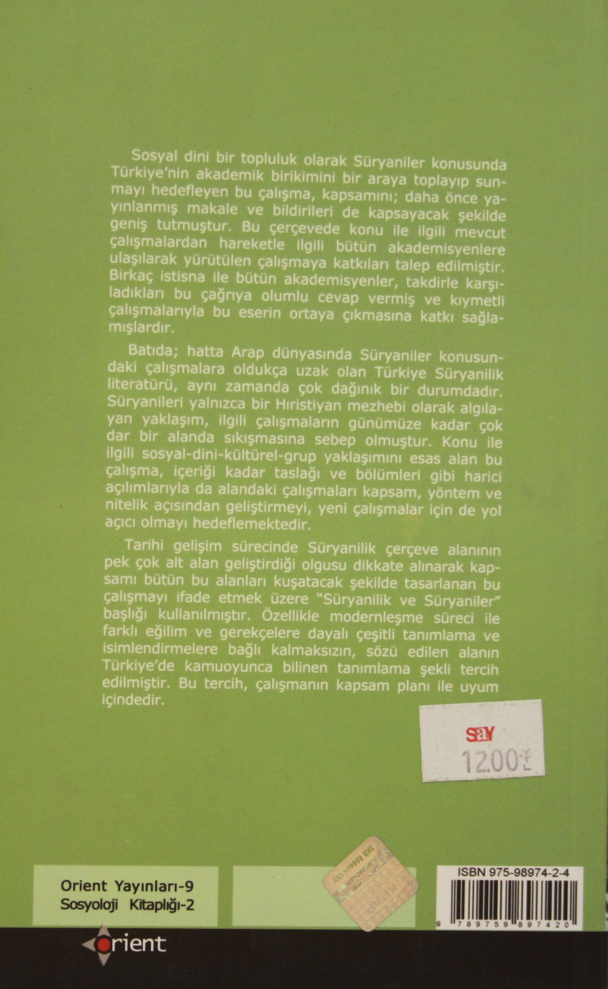 Suryaniler ve Suryanilik III - 2