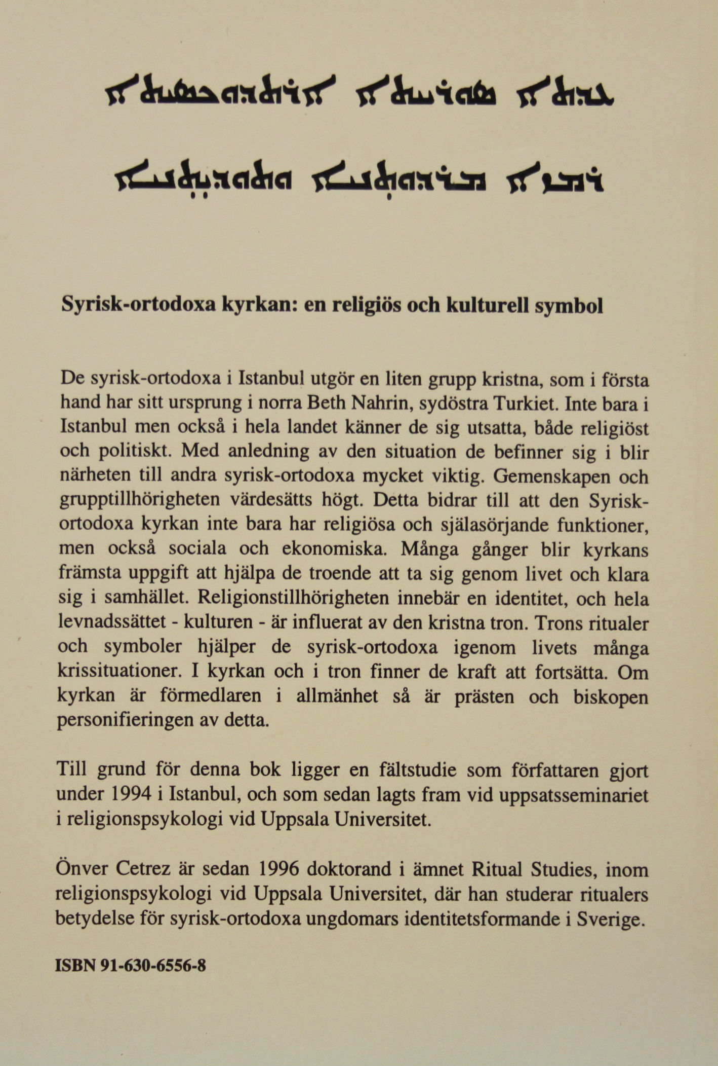 Syrisk ortodoxa kyrkan - 2