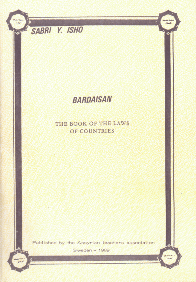 Bardaisan - the book of the laws of countries - 2