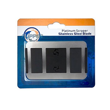 Flipper Platinum Aquarium Scraper Card Stainless Steel