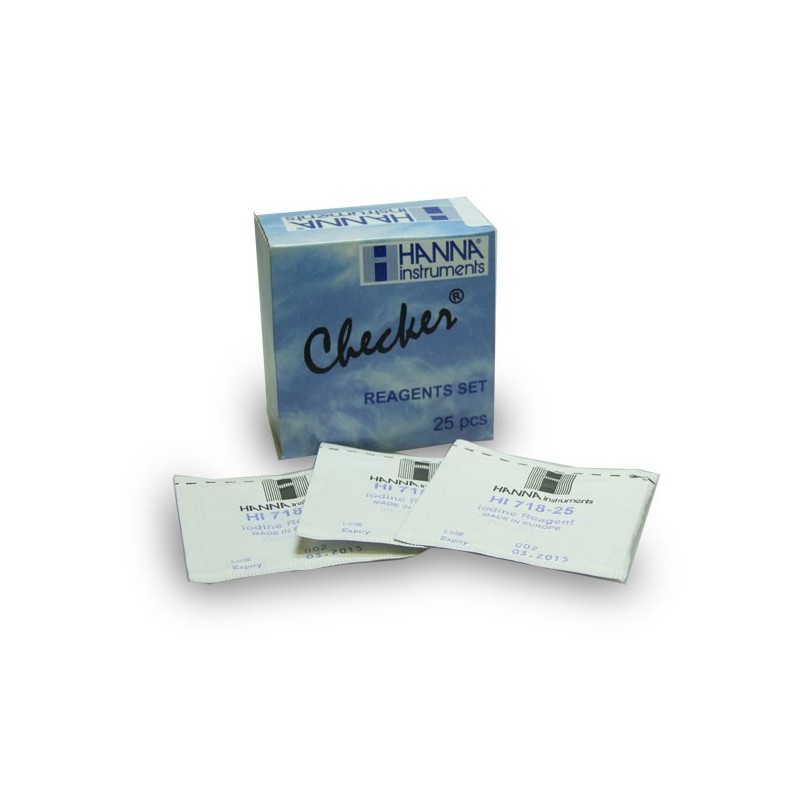 Reagens till Hanna Checker Iodine HI-718 (25pack)