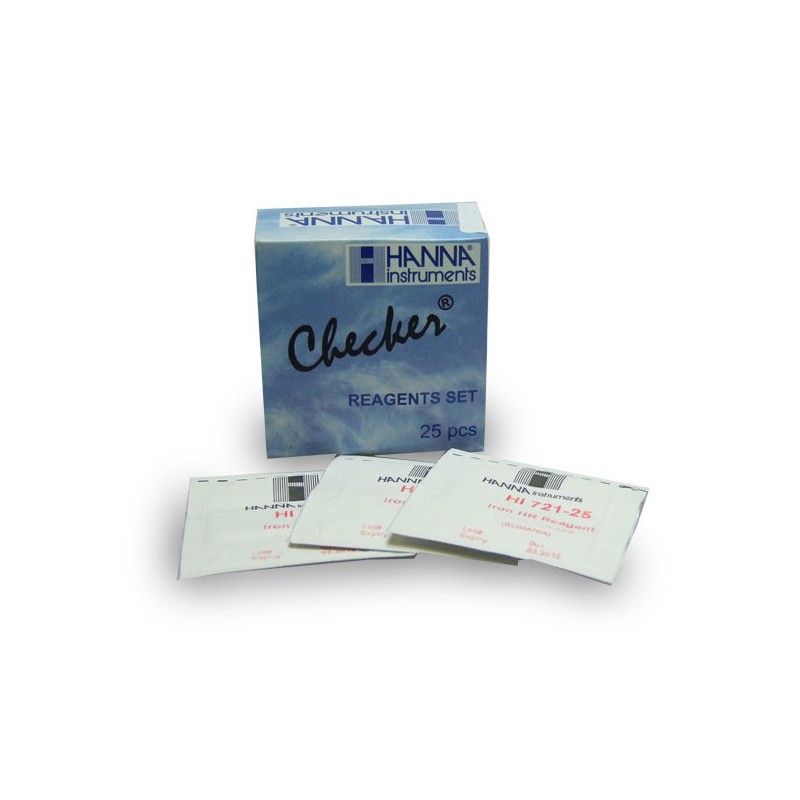 Reagens till Hanna Checker Iron HI-721 (25pack)
