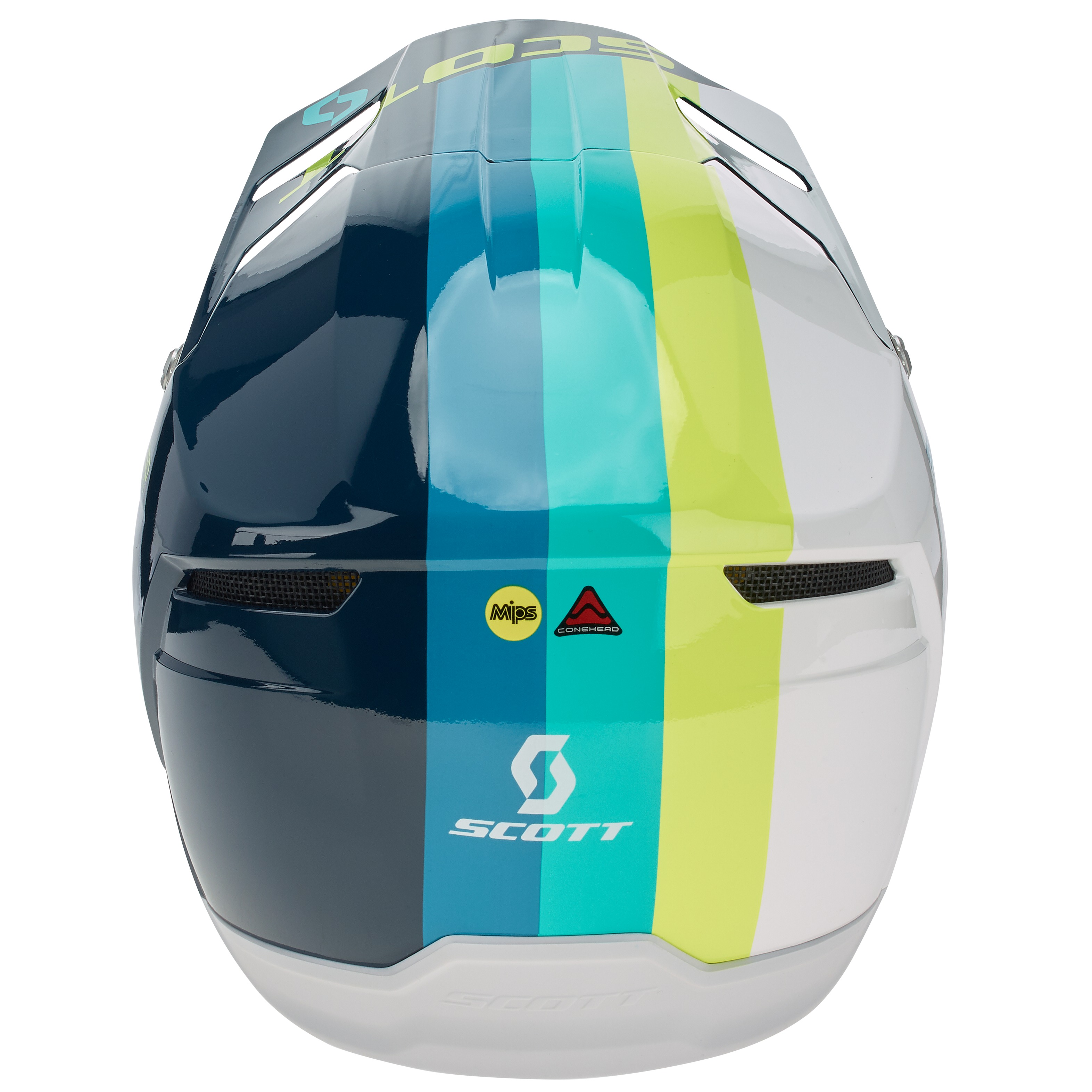 SCOTT 350 EVO Plus Track Blue/Teal - 4