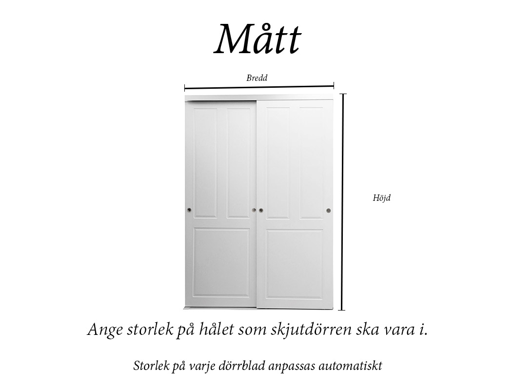Skjutdörr Hortensia 2-delad - 3