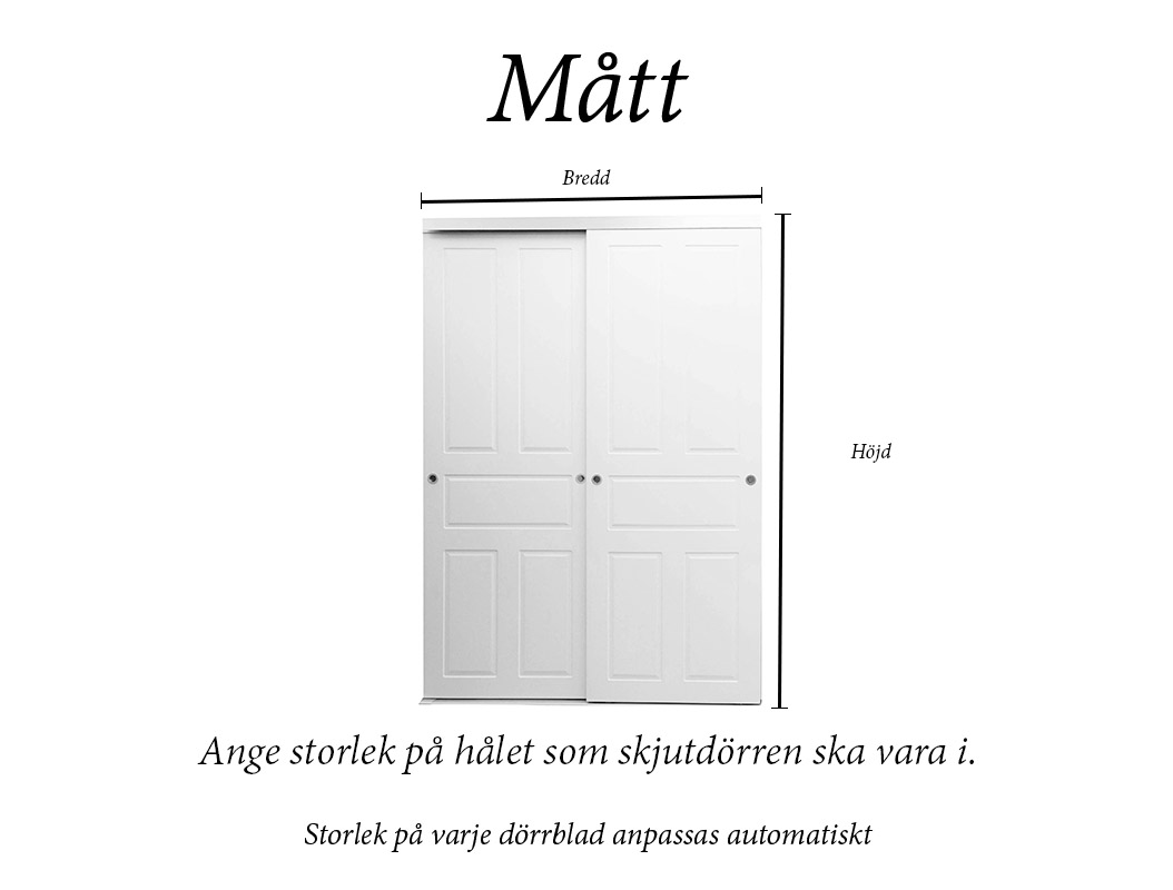 Skjutdörr Doftranka 2-delad - 3