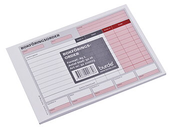 Bokföringsorder A5L 50blad