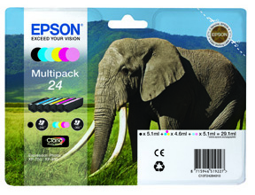 Bläckpatron Epson T2428 6/fp