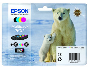 Bläckpatron Epson 26XL 4/fp