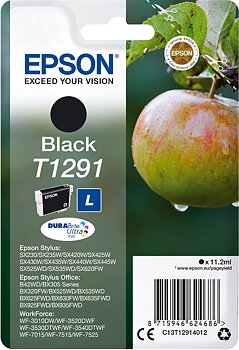 Bläck Epson T1291 svart