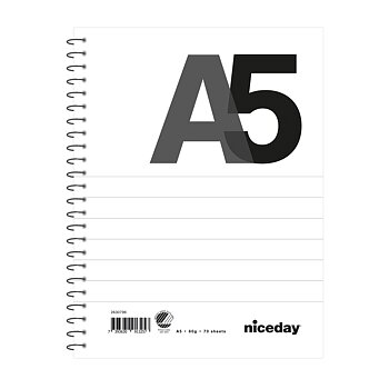 Kollegieblock A5 70bl 60g lin
