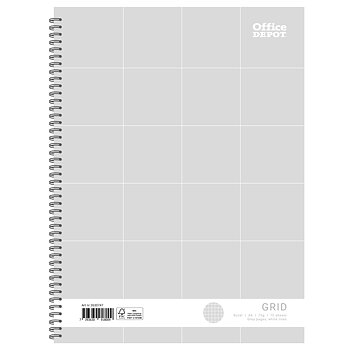 Kollegieblock Grey A4 rut