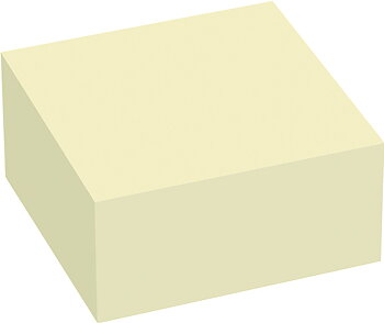 Notiskub Mini 50x50mm gul