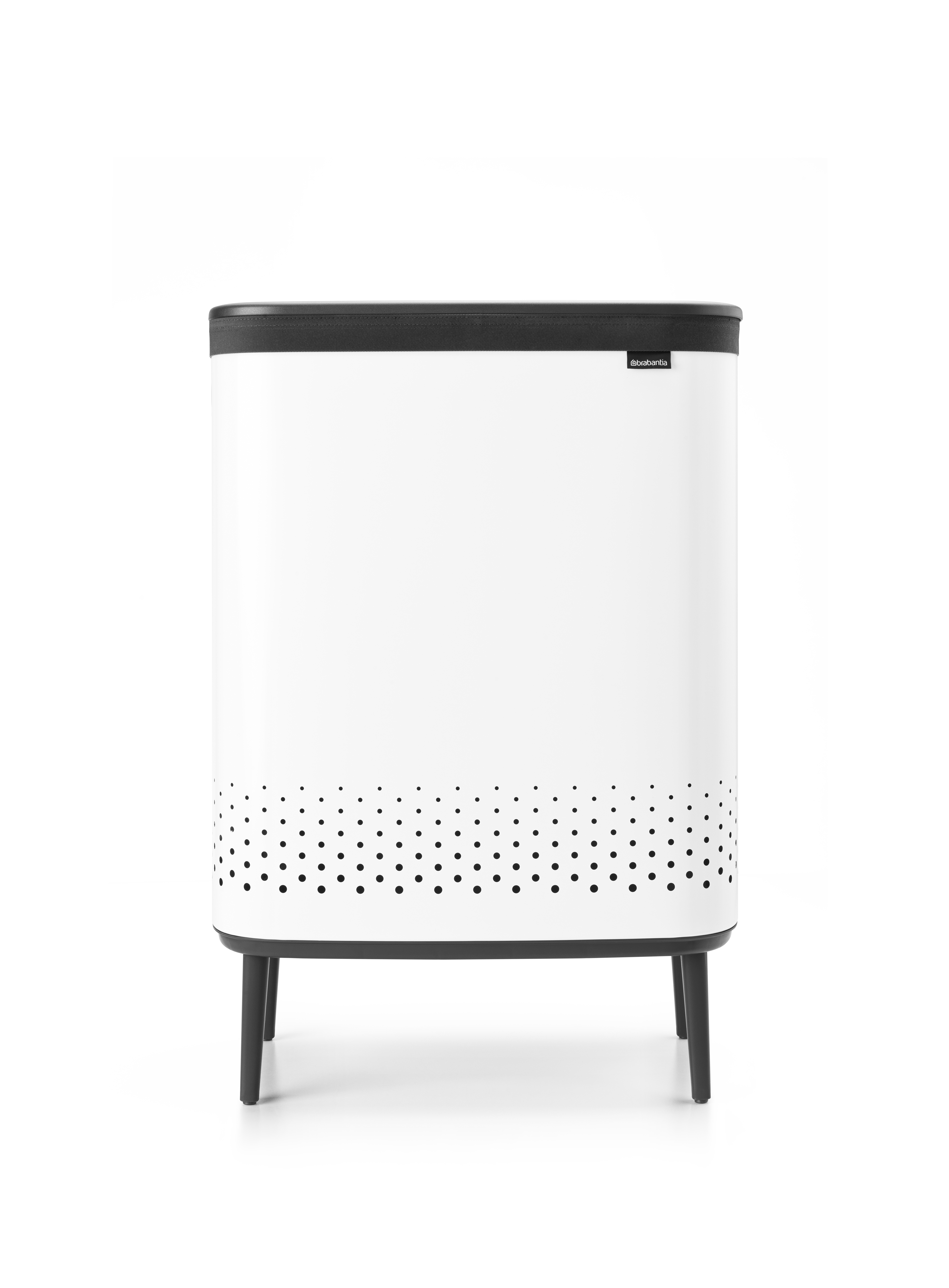 Tvättkorg Bo Hi vit 2x45L
