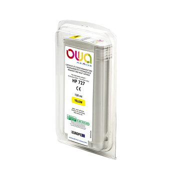 Bläck OWA 727 gul 130ml