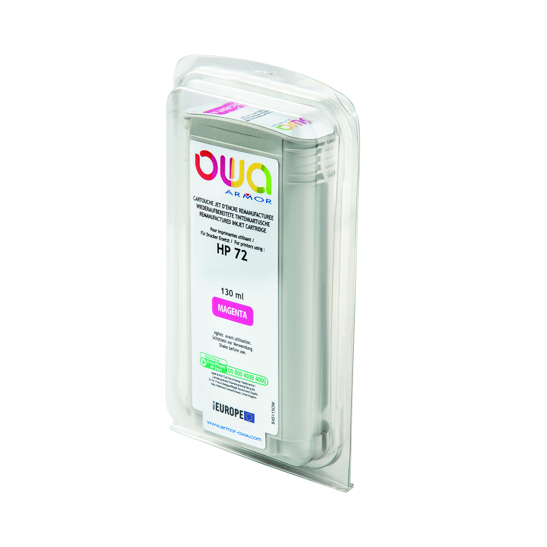 Bläck OWA 72 Magenta 130ml