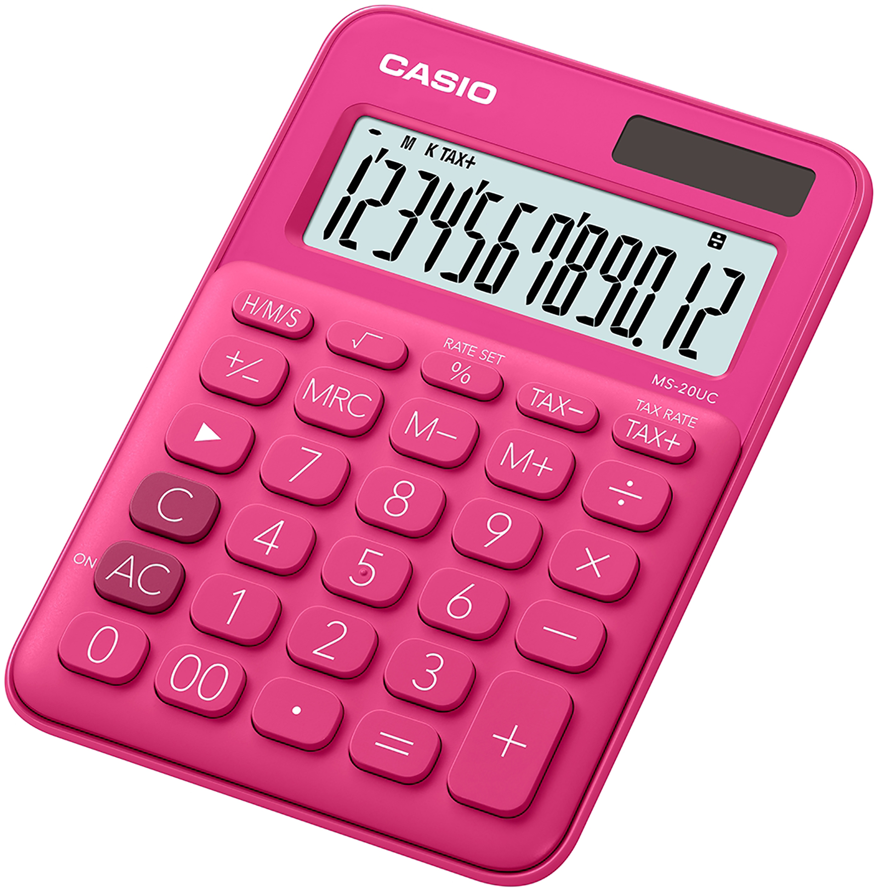 Bordsräknare Casio MS-20UC röd
