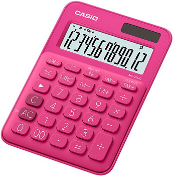 Bordsräknare Casio MS-20UC röd