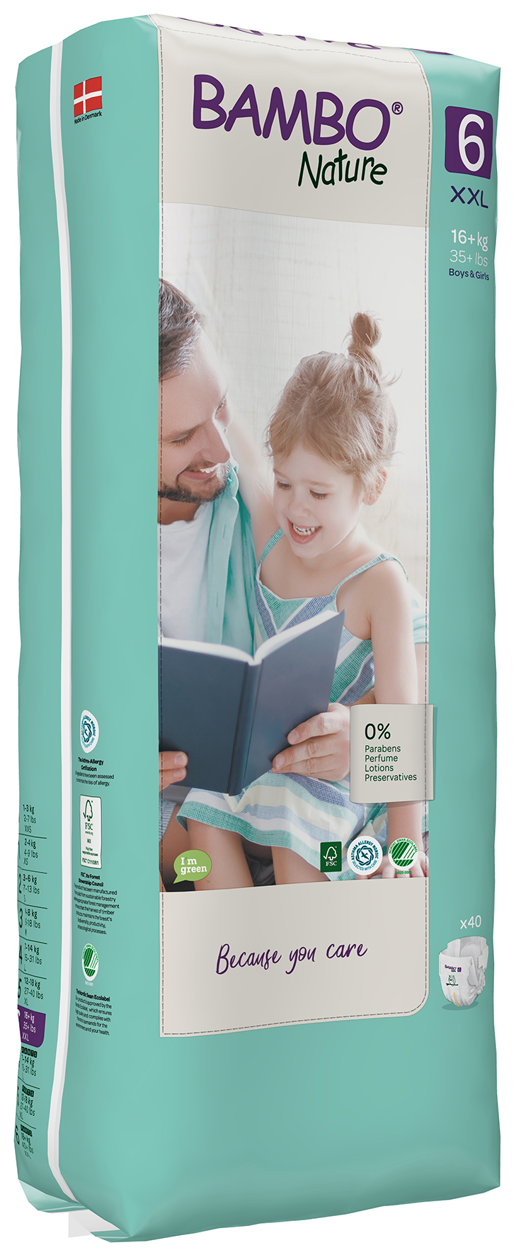 Bambo Nature,16+ kg, tall,40/