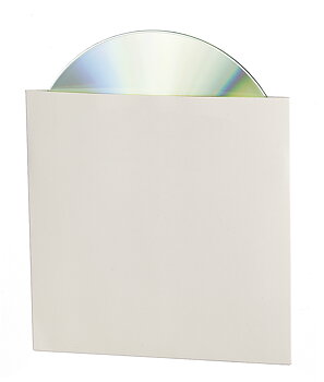 CD-konvolut vit kartong  25/fp