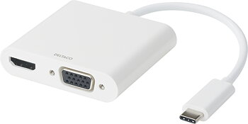 USB-C-HDMI/VGA/Ljud/USB-C 100W