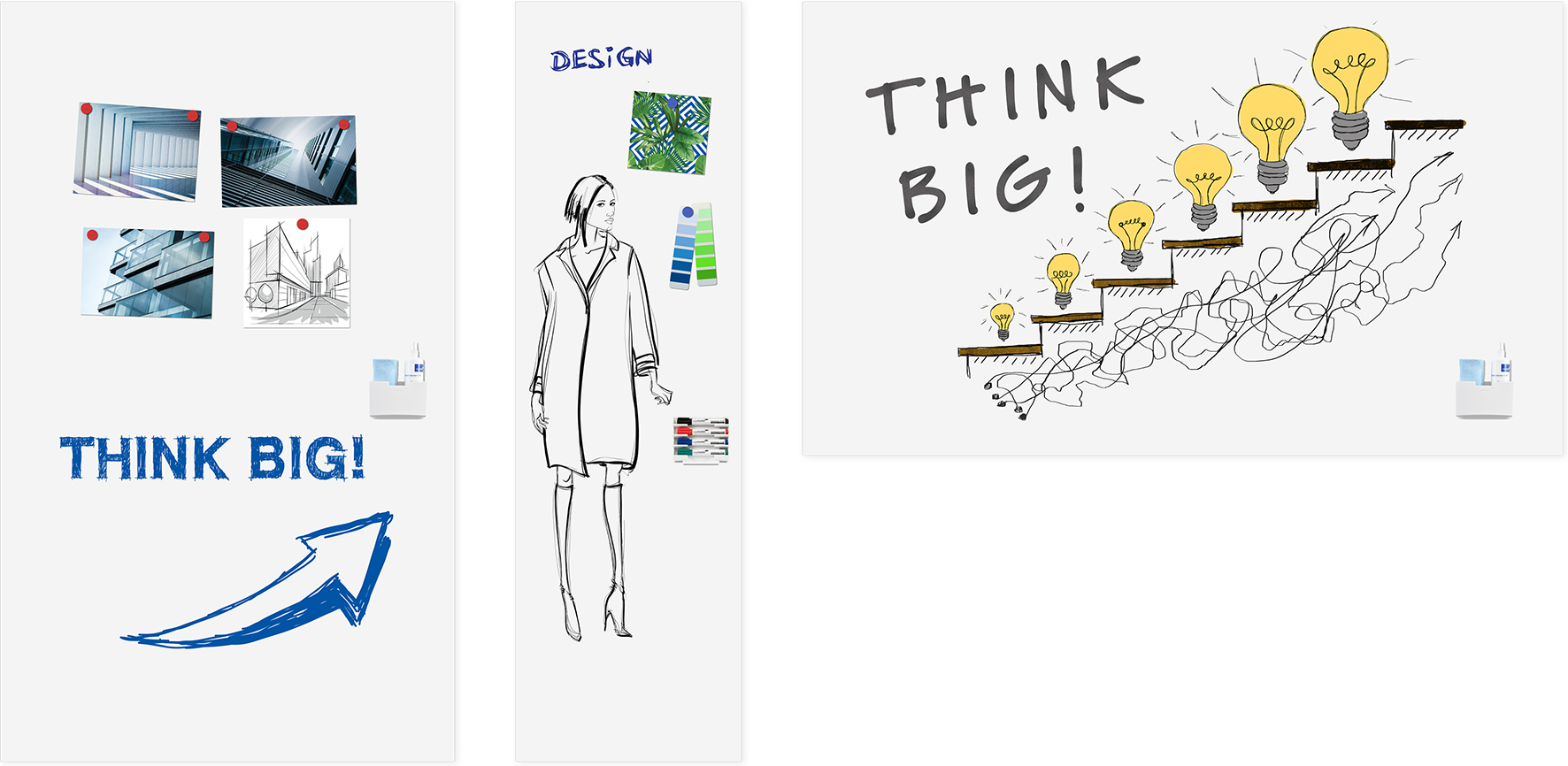 Whiteboard Wall-Up 120x200cm