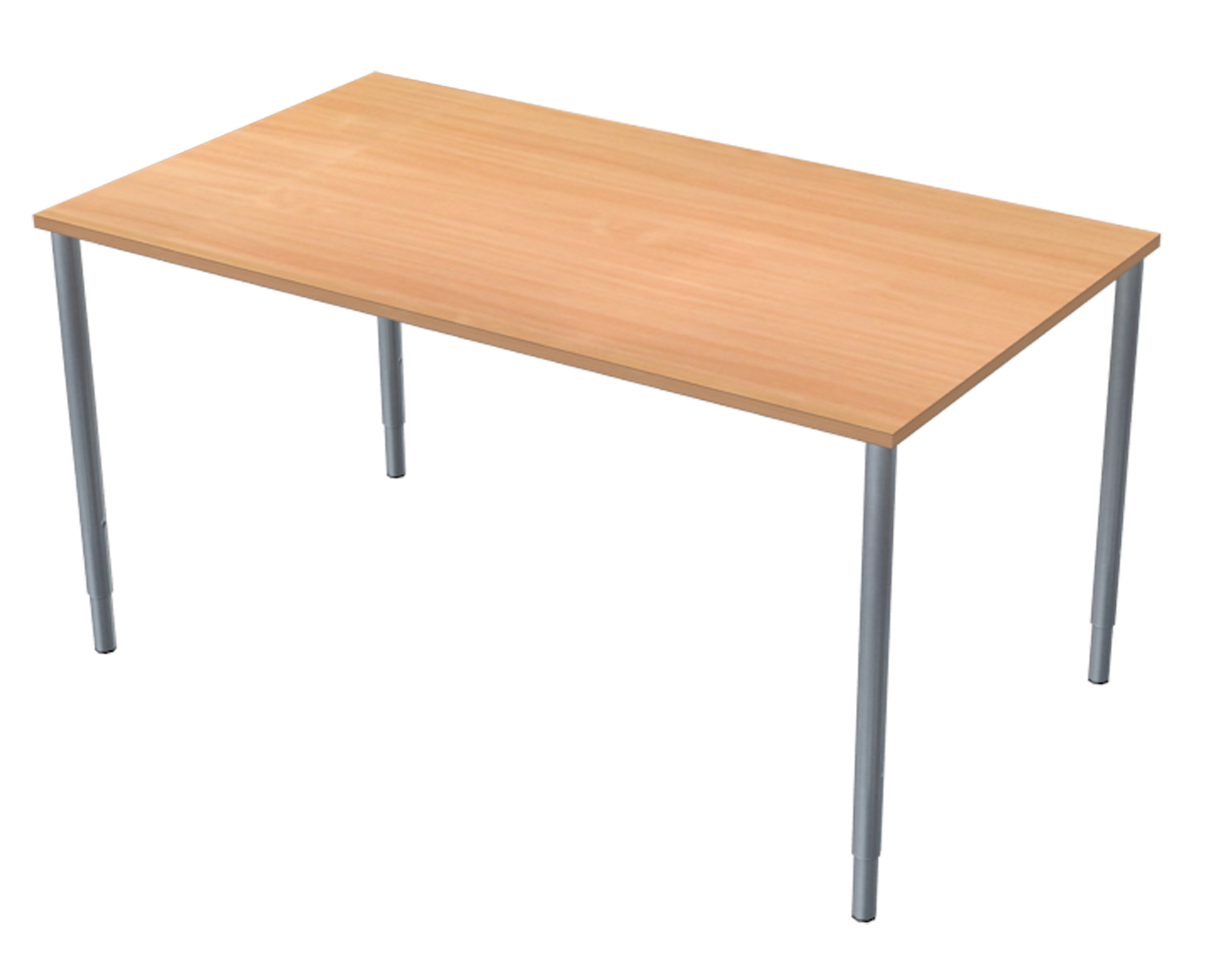 Skrivbord 140x80cm bokmel/svar