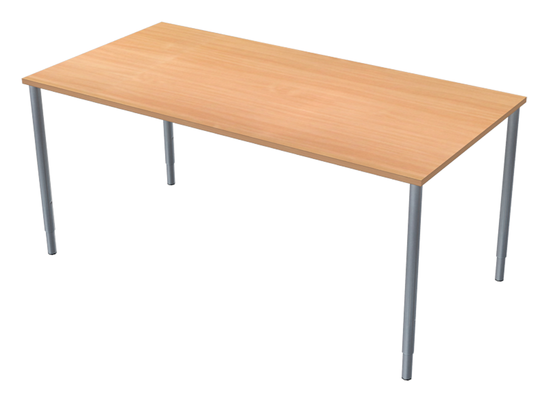 Skrivbord 160x80cm bokmel/svar