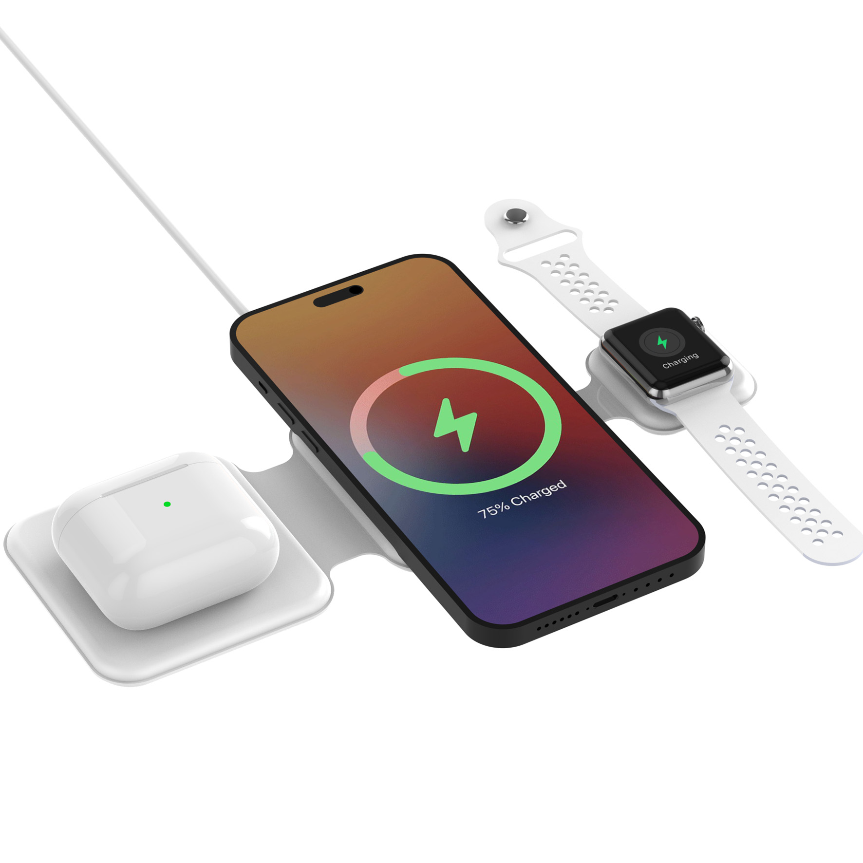 Trådlös laddare 3in1 15W