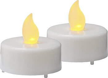 Värmeljus LED-ljus 2/fp
