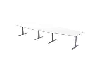 Konferensbord 420x120x80cm vit