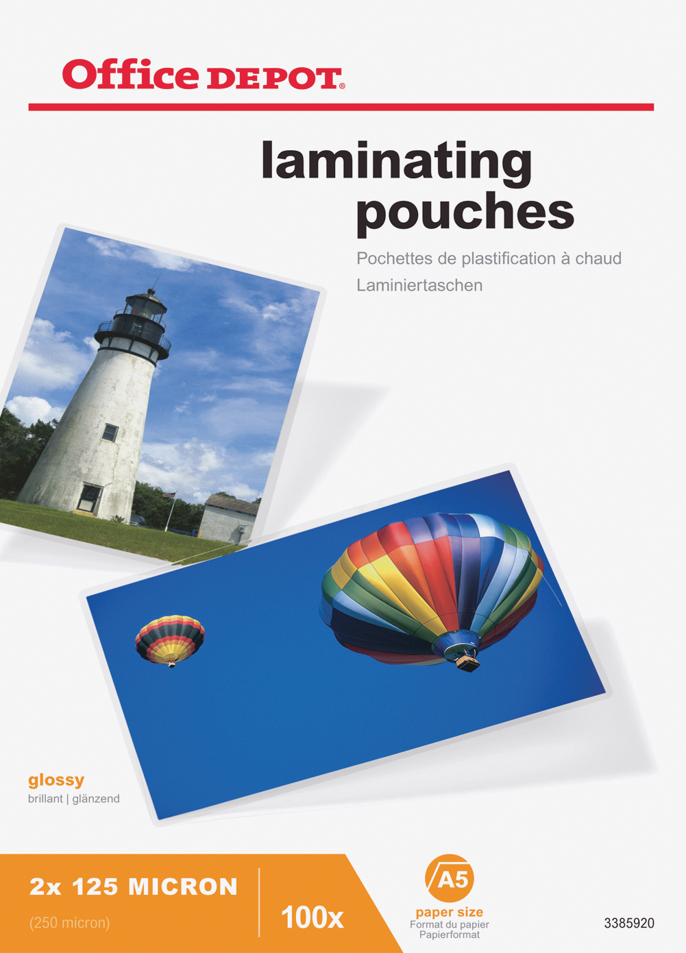 Laminat A5 125mic 100/fp